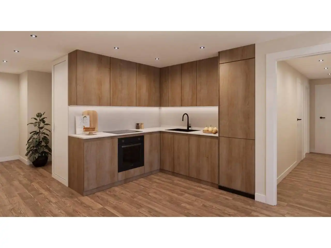 Cocina de Piso en venta en La Seu d'Urgell con Calefacción, Parquet y Terraza