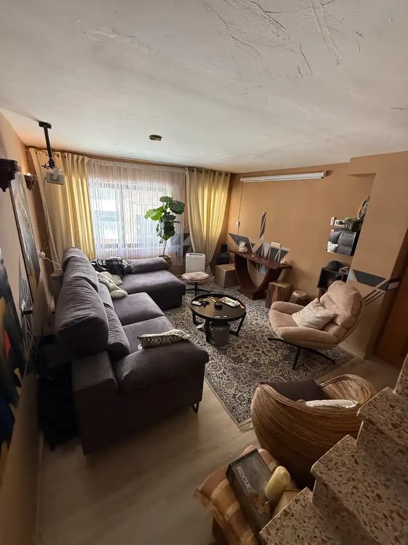 Sala de estar de Casa adosada en venta en Vinaròs con Aire acondicionado, Horno y Balcón
