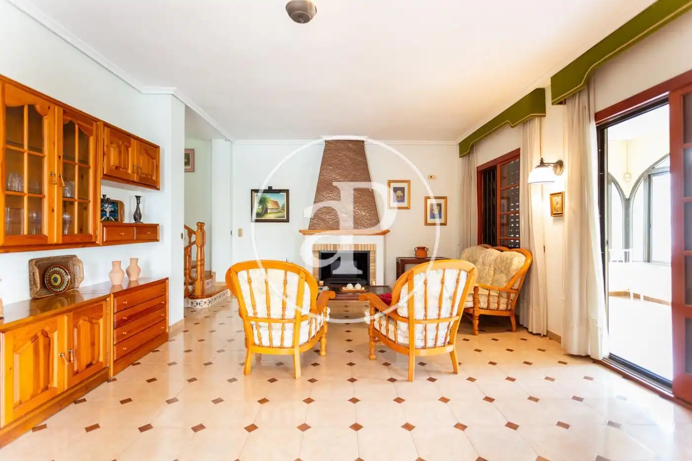 Sala d'estar de Casa o xalet en venda en Sueca amb Aire condicionat, Calefacció i Jardí privat