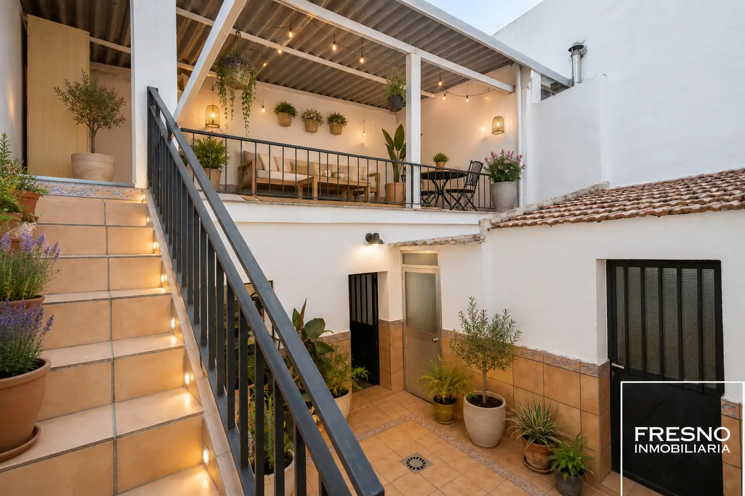 Terrassa de Casa adosada en venda en Cobeña amb Calefacció, Jardí privat i Terrassa