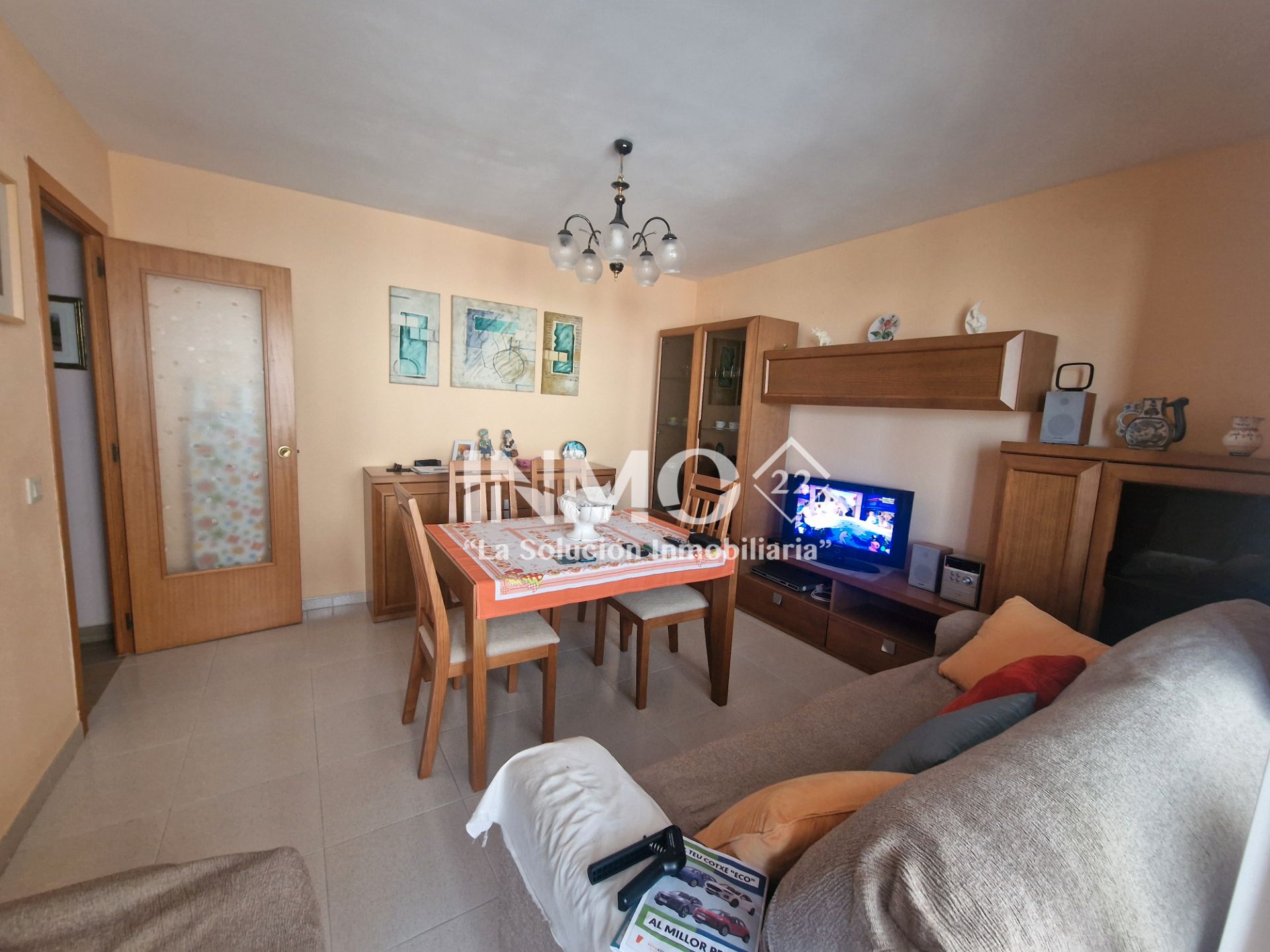 Living room of Apartment for sale in Cambrils  with Air Conditioner, Terrace and Furnished