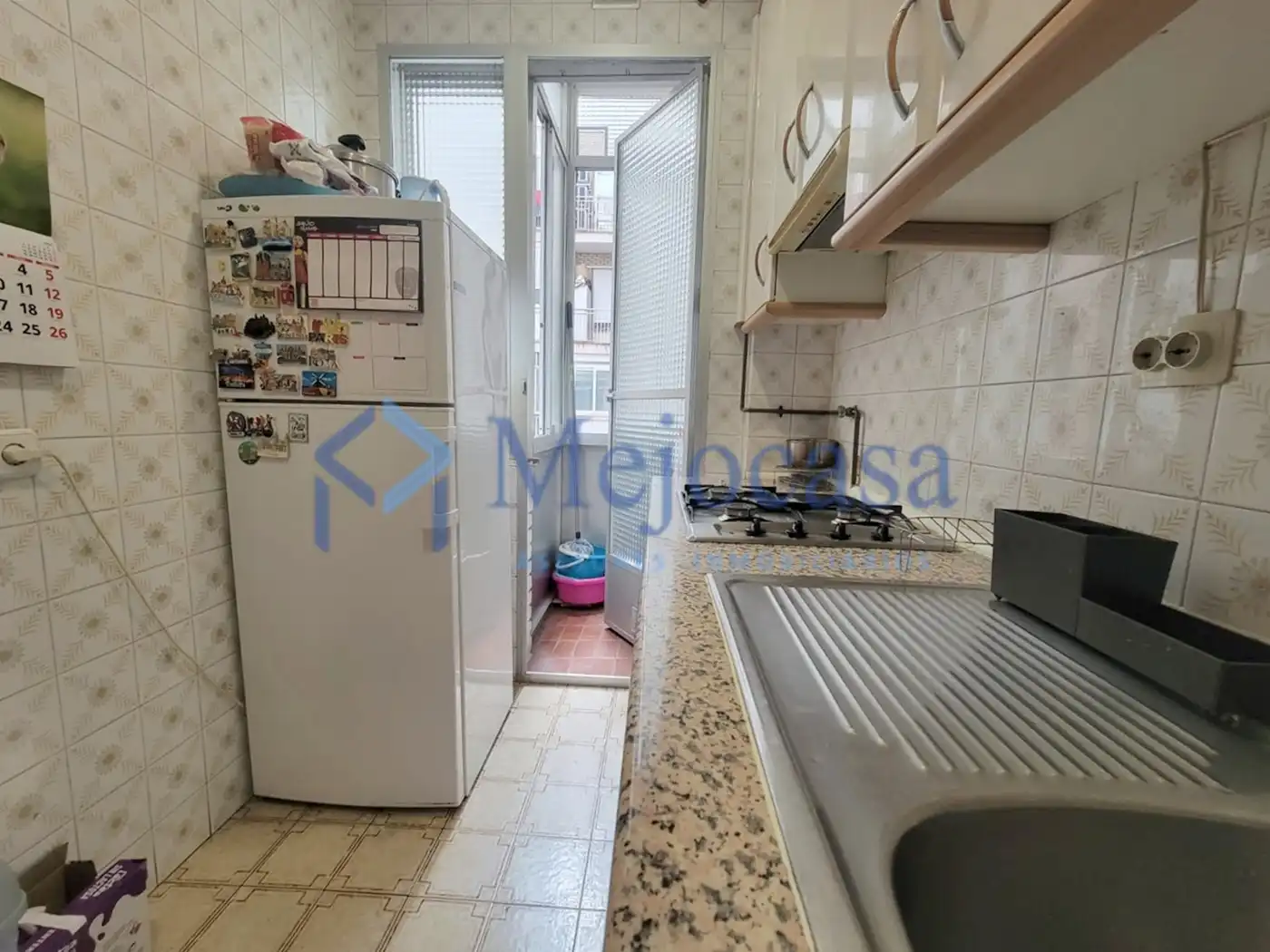 Kitchen of Flat for sale in Madrid  with Heating, Parquet flooring and Terrace