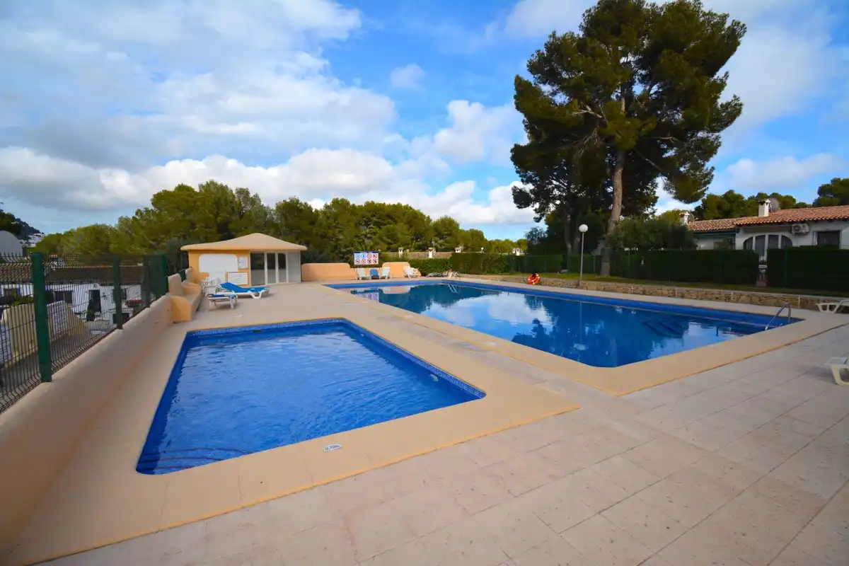 Swimming pool of Detached homes for sale in Moraira  with Air Conditioner and Community pool