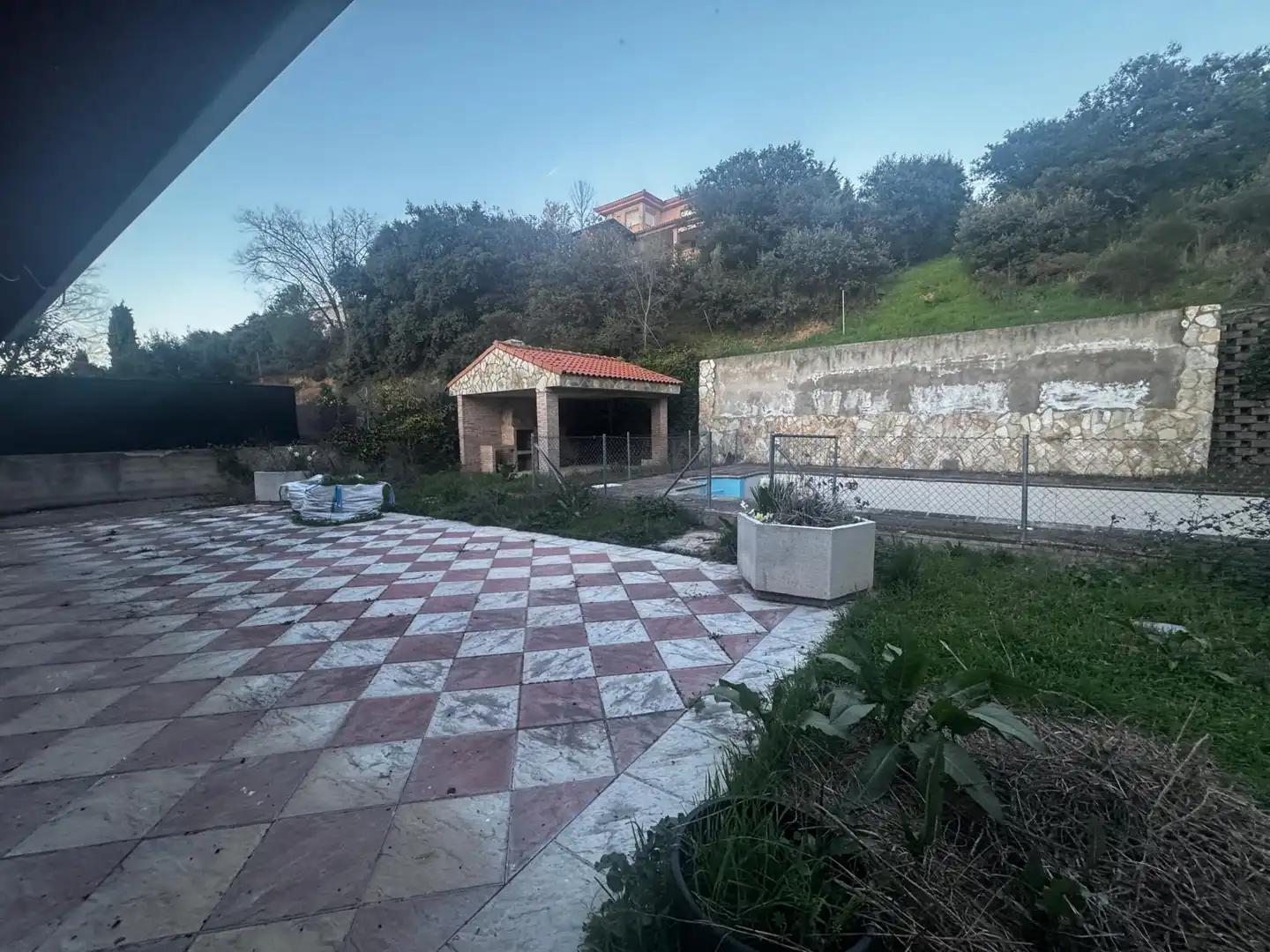 Terraza de Casa o chalet en venta en El Casar con Jardín privado, Terraza y Piscina