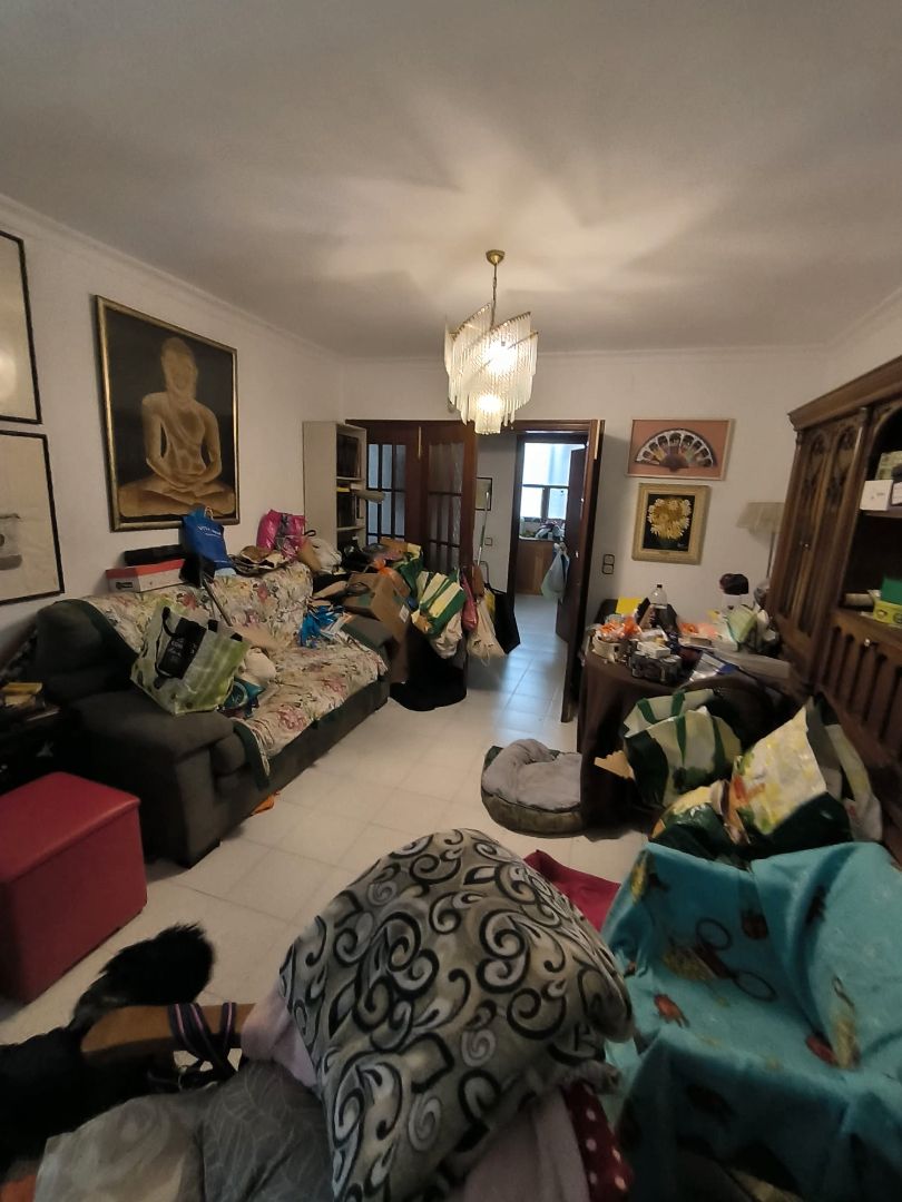 Living room of Flat for sale in Enguera  with Furnished