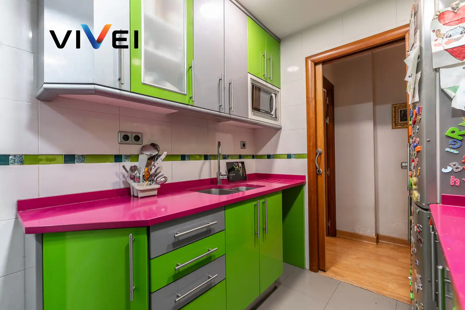 Kitchen of Flat for sale in Madrid  with Heating