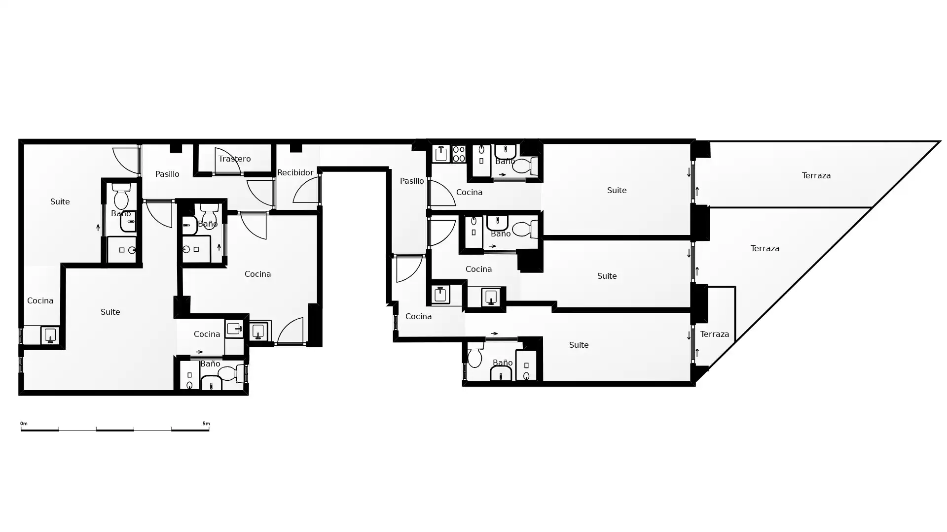 Ground floor for sale in Barcelona  with Air Conditioner and Alarm