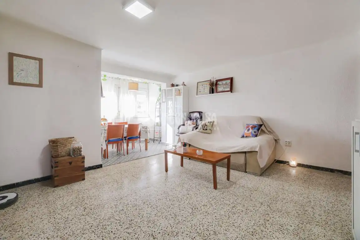 Wohnzimmer von Wohnung zum Verkauf in Terrassa mit Klimaanlage und Heizung