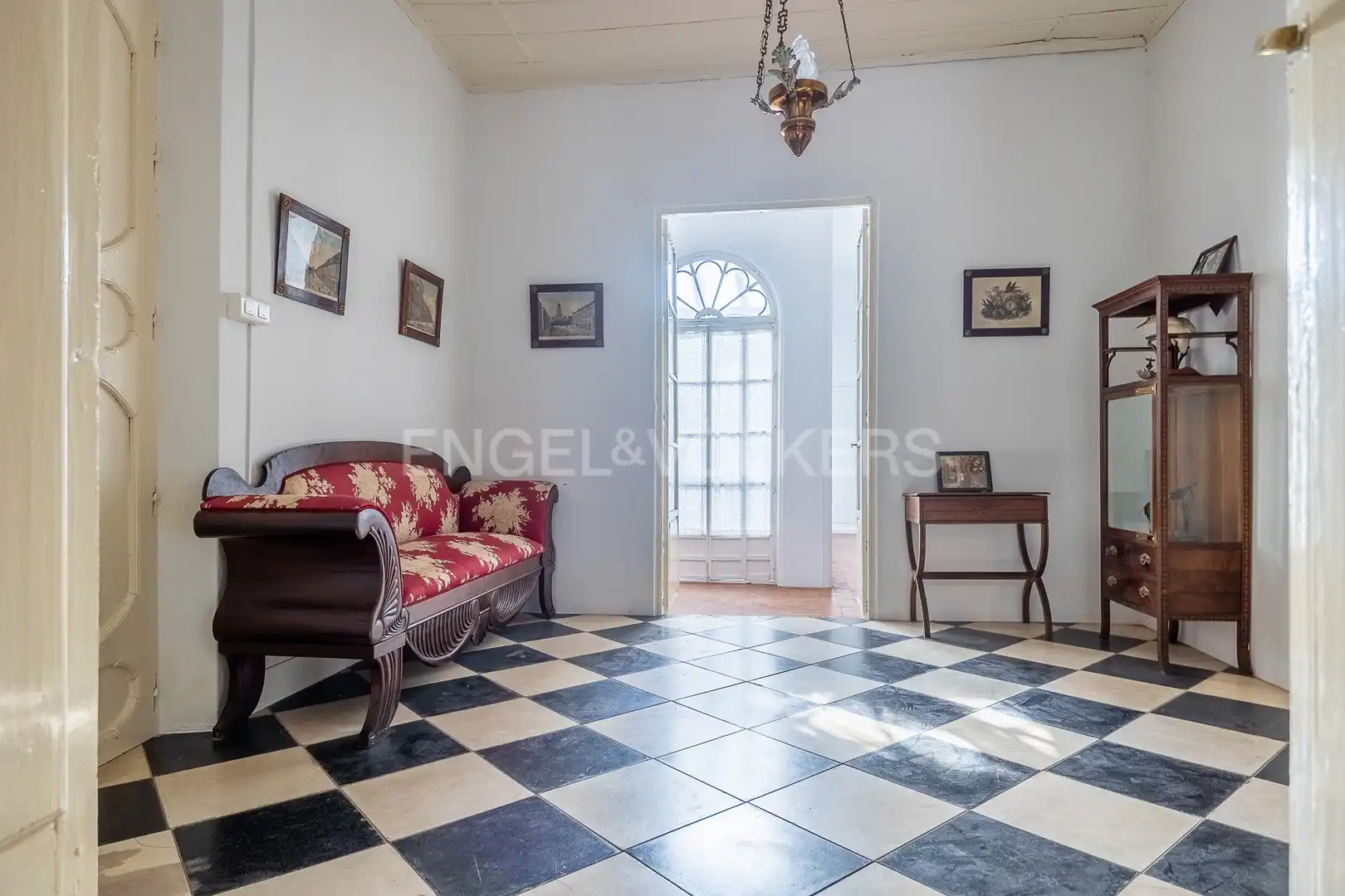 Sala de estar de Casa o chalet en venta en Fuente del Maestre con Calefacción, Jardín privado y Terraza