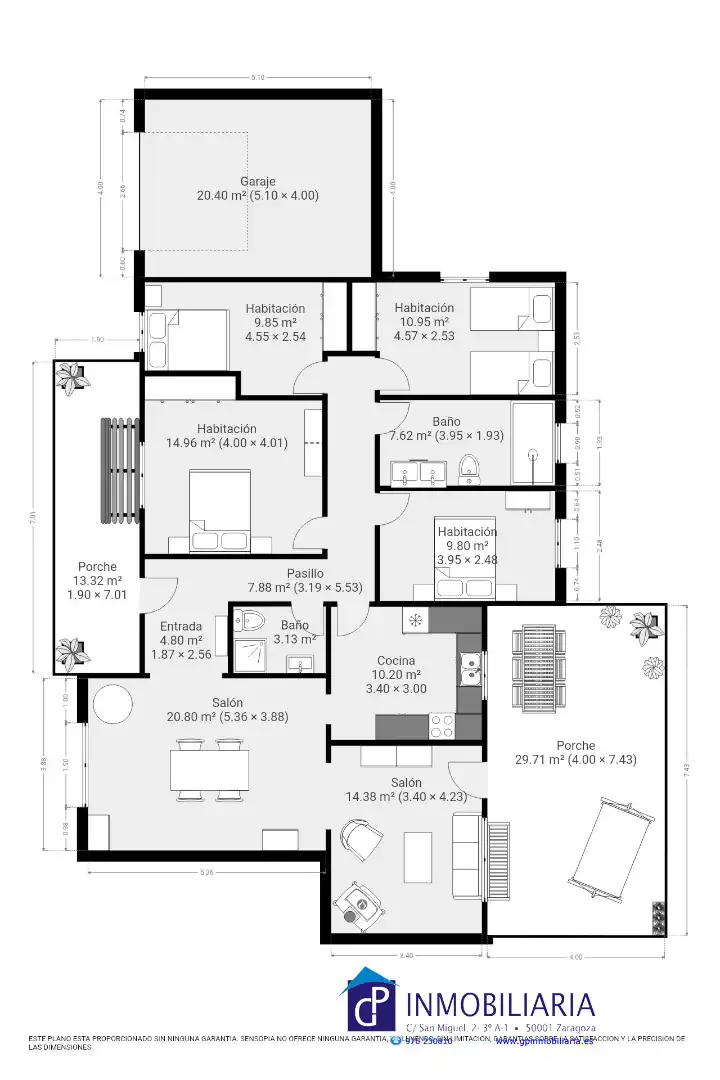Casa o chalet en venta en Quinto con Aire acondicionado, Calefacción y Jardín privado