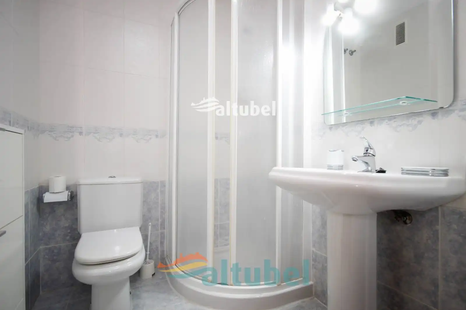 Bany de Apartament en venda en Peñíscola / Peníscola amb Terrassa, Piscina i Moblat