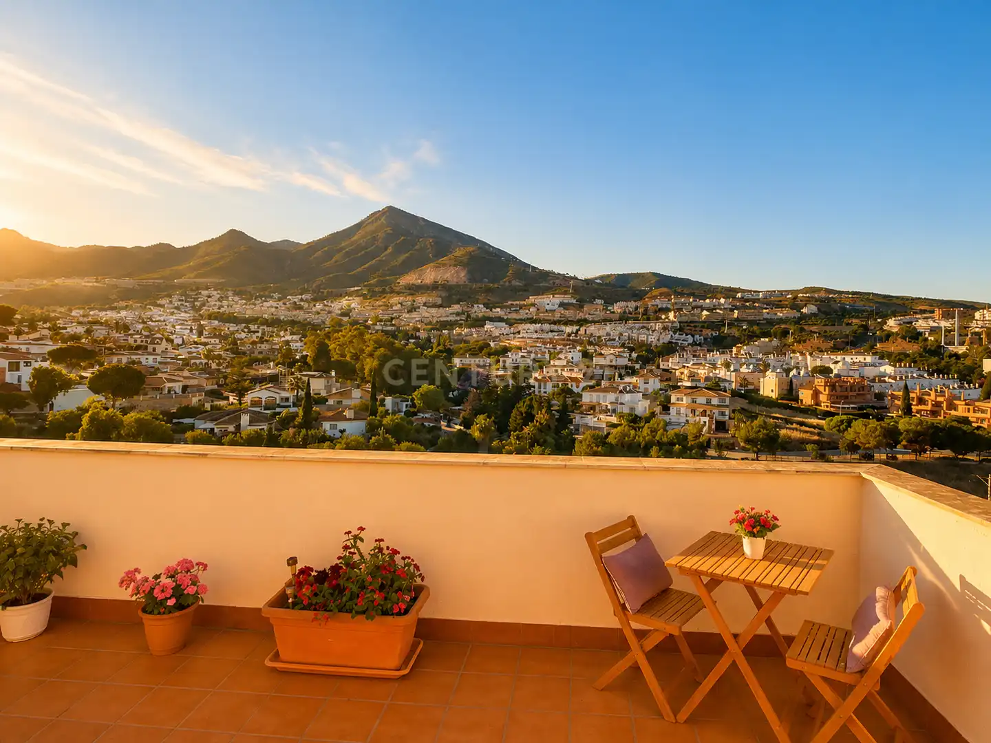 Terraza de Apartamento en venta en Benalmádena con Aire acondicionado, Trastero y Piscina comunitaria