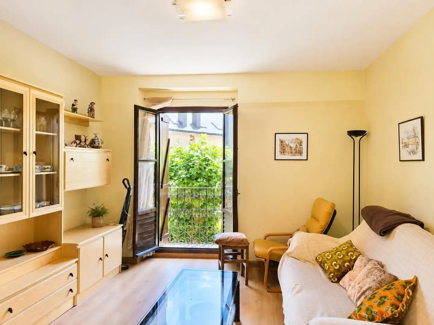 Terrasse von Wohnung zum Verkauf in Villanúa mit Heizung, Abstellraum und Möbliert