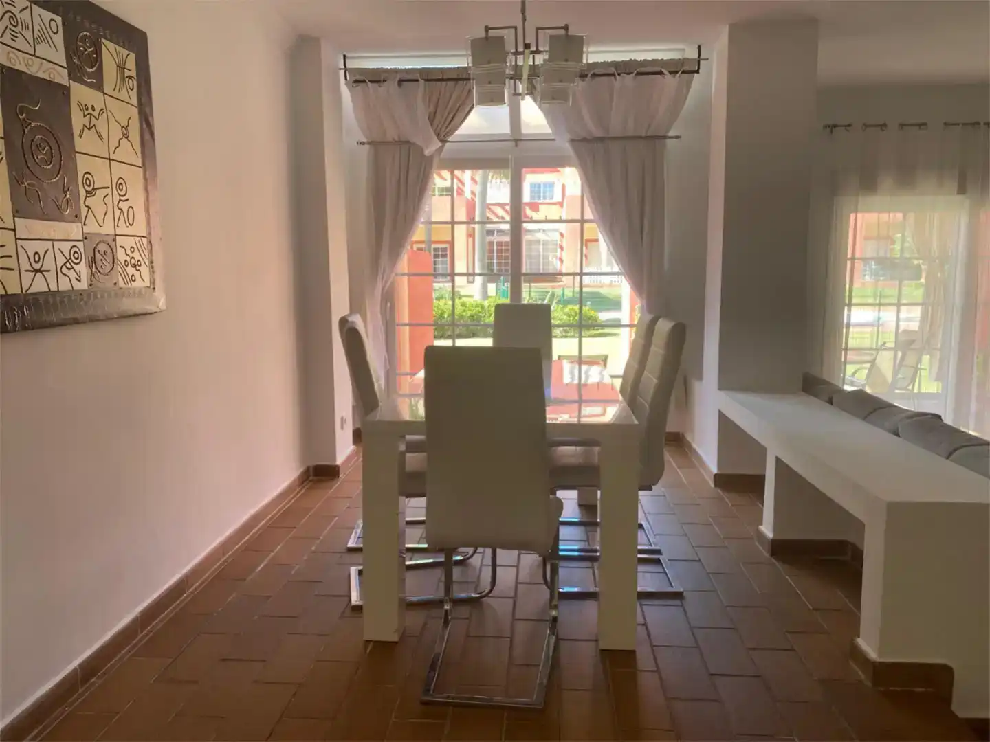 Dining room of Flat for rent in Sotogrande  with Air Conditioner, Private garden and Storage room