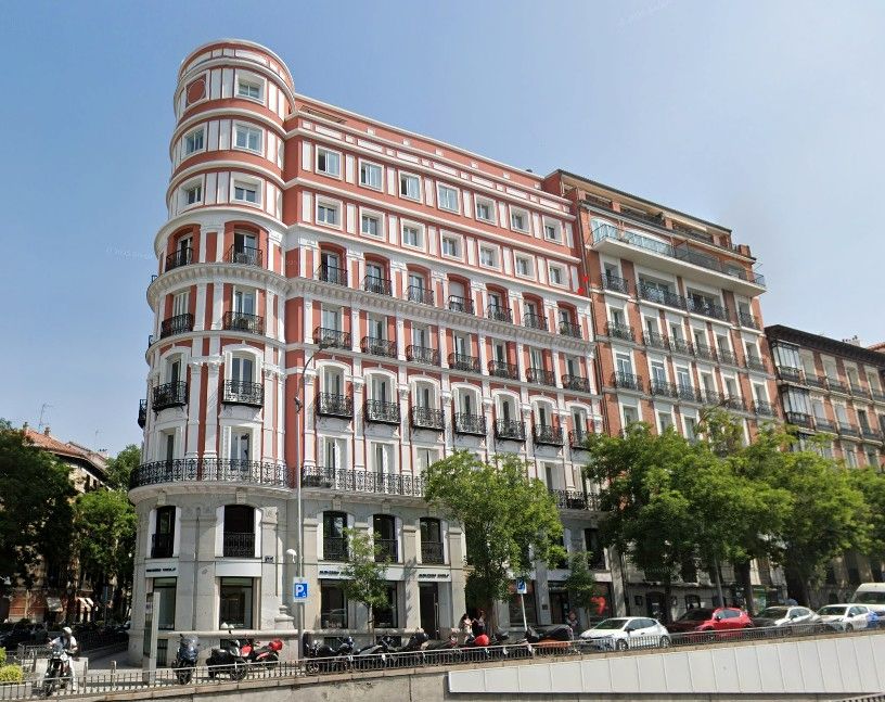 Exterior view of Flat for sale in  Madrid Capital  with Heating and Balcony