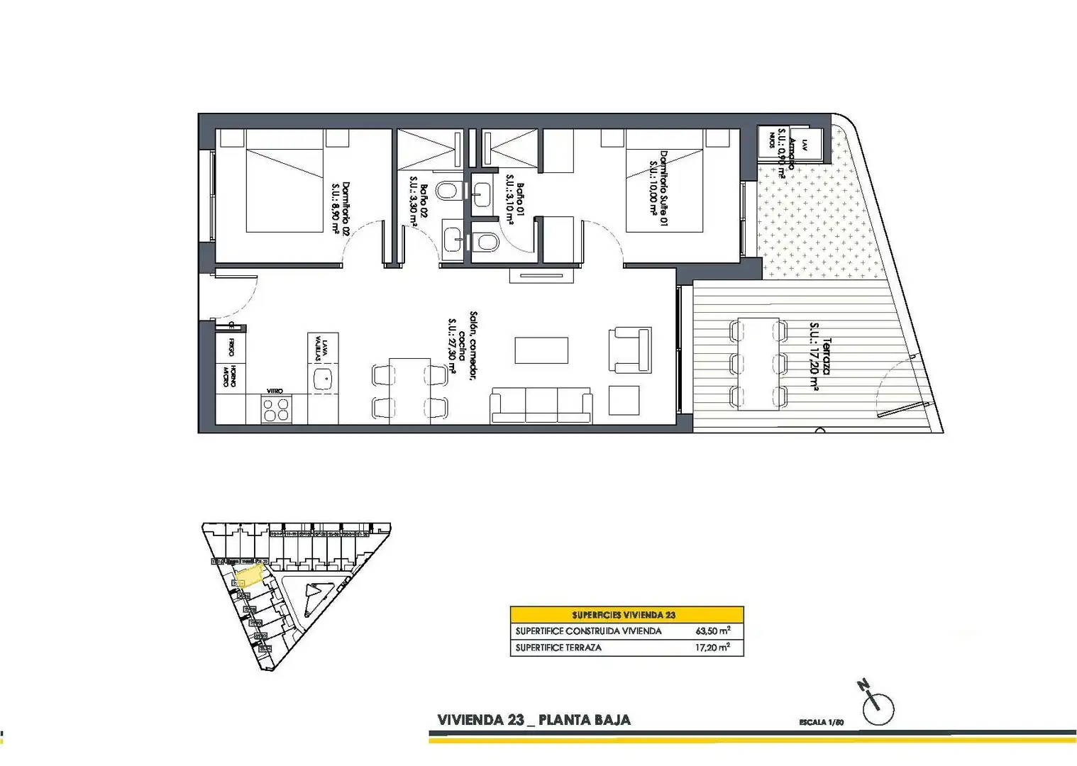 Apartament amb piscina en venda a San Fulgencio, imagen 14