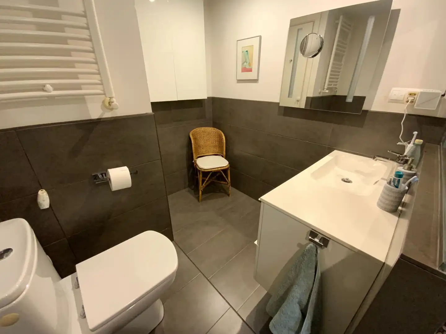 Bathroom of Flat for sale in Sant Vicenç de Montalt  with Air Conditioner, Heating and Storage room