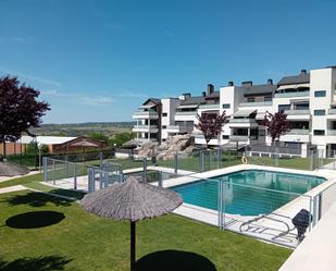 Swimming pool of Flat for sale in Colmenar Viejo  with Heating, Parquet flooring and Terrace