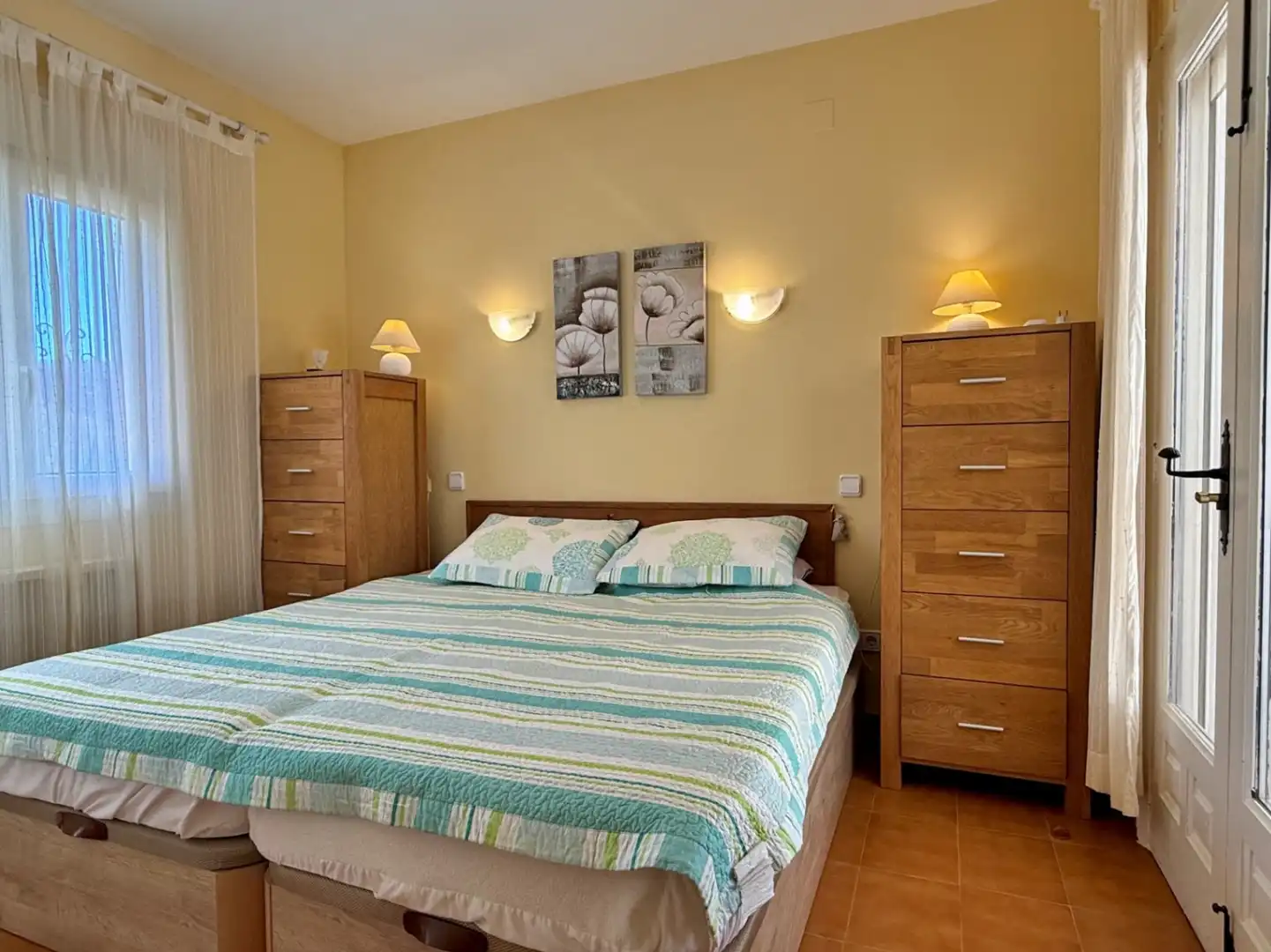 Schlafzimmer von Wohnungen zum Verkauf in Moraira mit Klimaanlage, Heizung und Terrasse