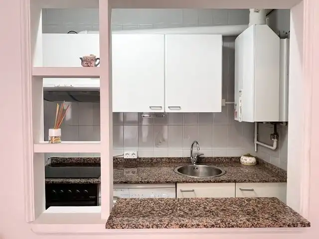 Cocina de Apartamento de alquiler en Gijón  con Aire acondicionado, Calefacción y Amueblado