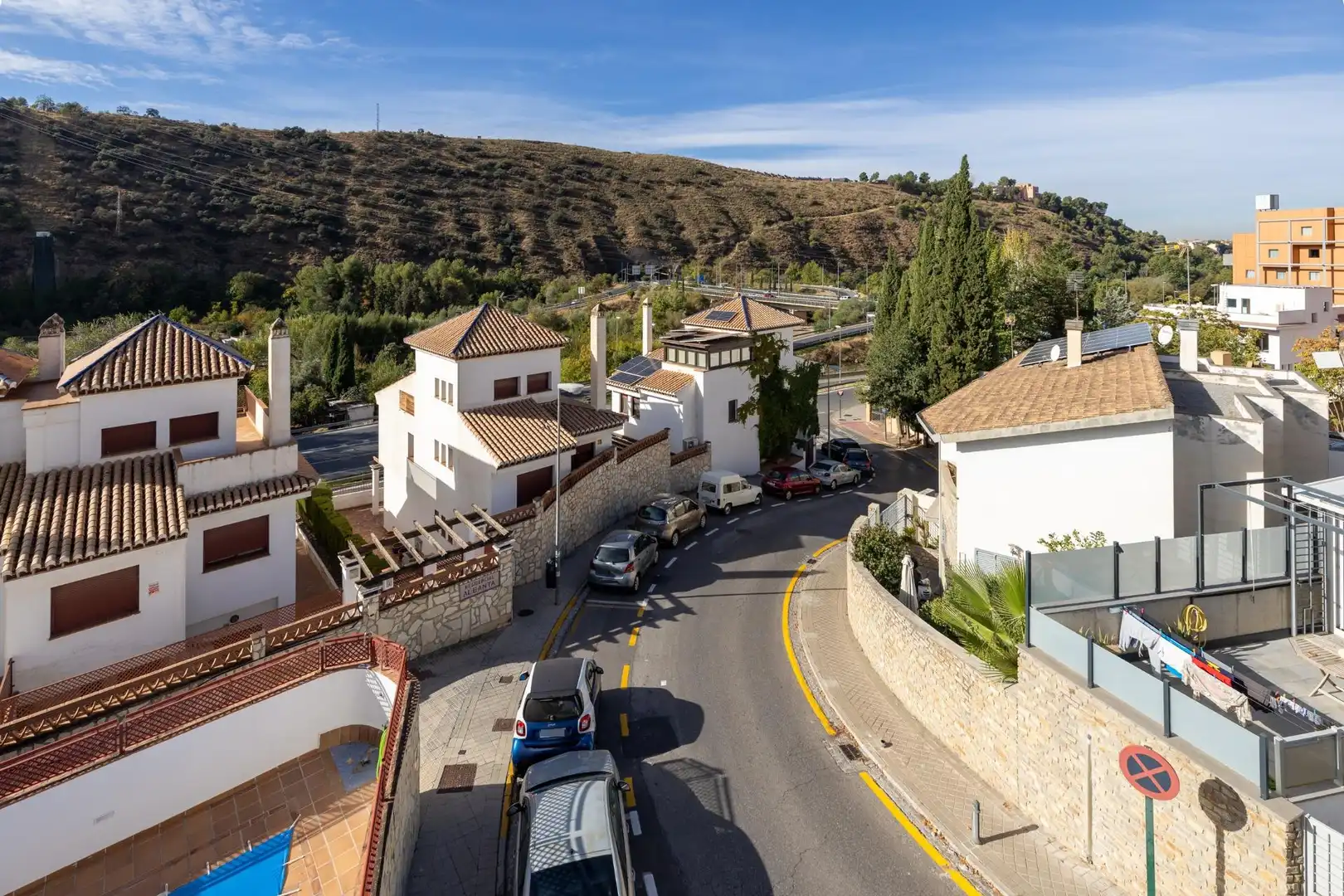Exterior view of Houses for sale in Granada  with Heating, Private garden and Terrace