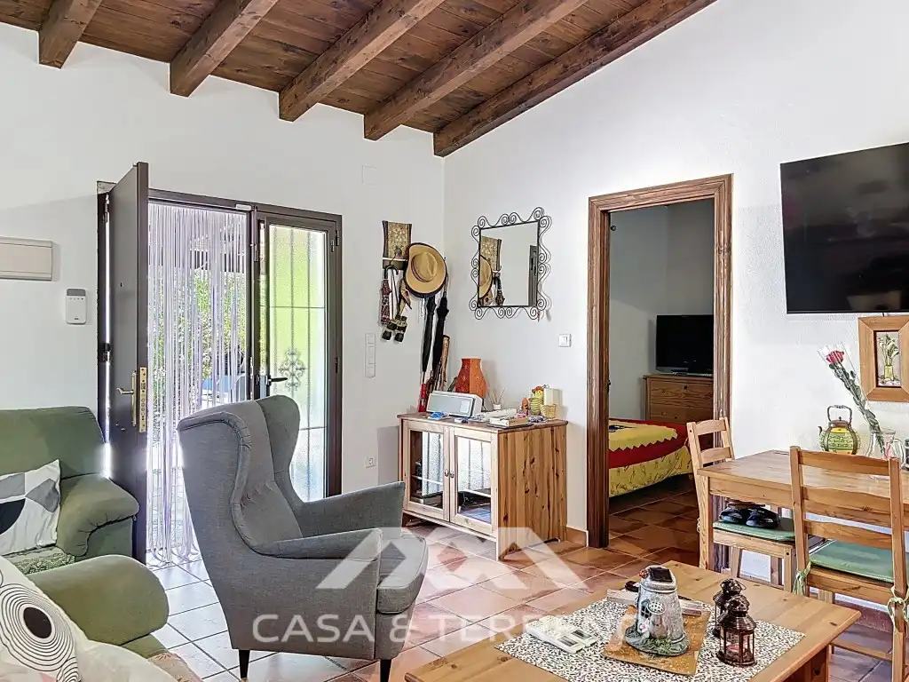 Living room of Country homes for sale in El Borge  with Air Conditioner and Swimming Pool