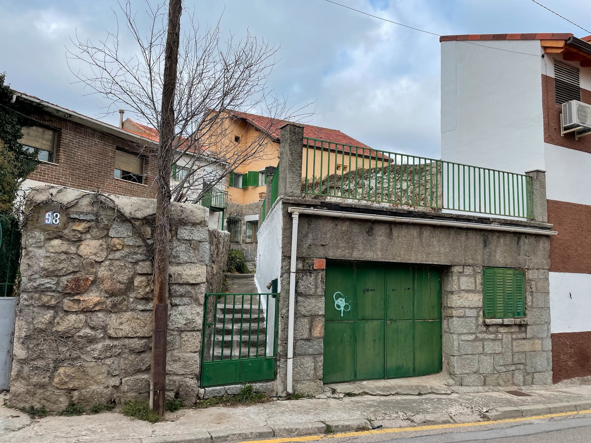 Vista exterior de Casa adosada en venda en Cercedilla