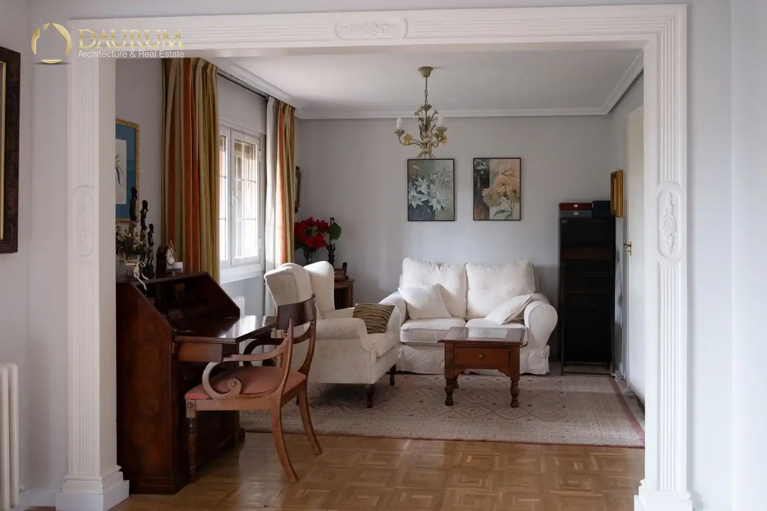 Sala de estar de Casa adosada en venta en Madrid con Aire acondicionado, Calefacción y Terraza