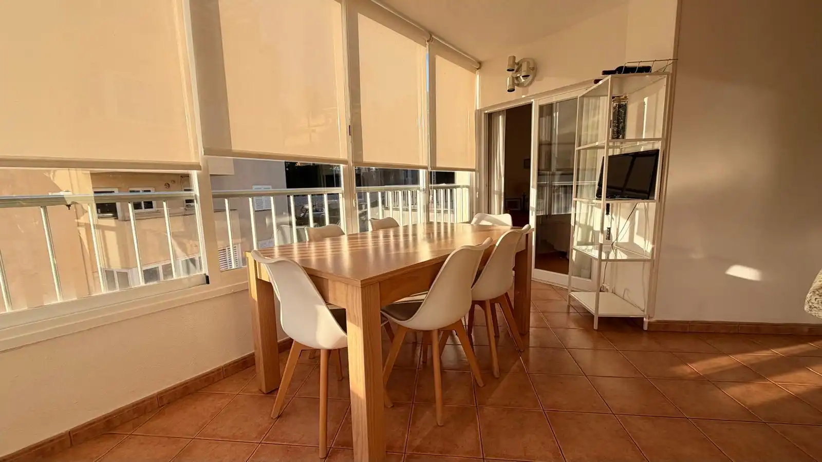 Menjador de Pis en venda en  Palma de Mallorca amb Aire condicionat, Terrassa i Piscina comunitària