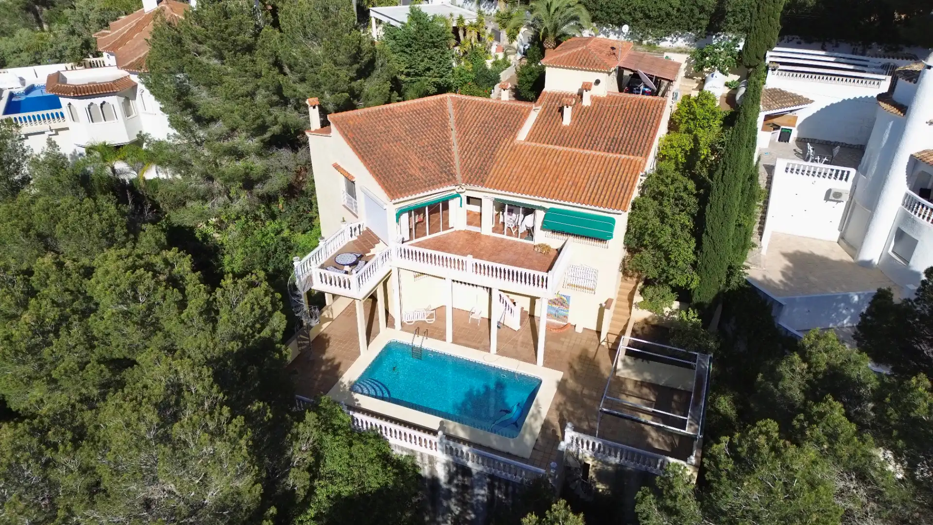 Vista exterior de Casa o chalet en venta en Dénia con Aire acondicionado, Calefacción y Jardín privado