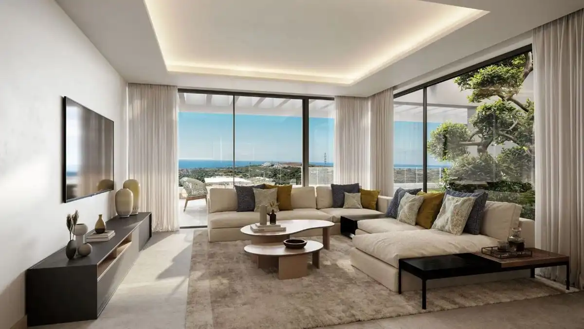 Sala de estar de Apartamento en venta en Casares con Aire acondicionado, Terraza y Trastero