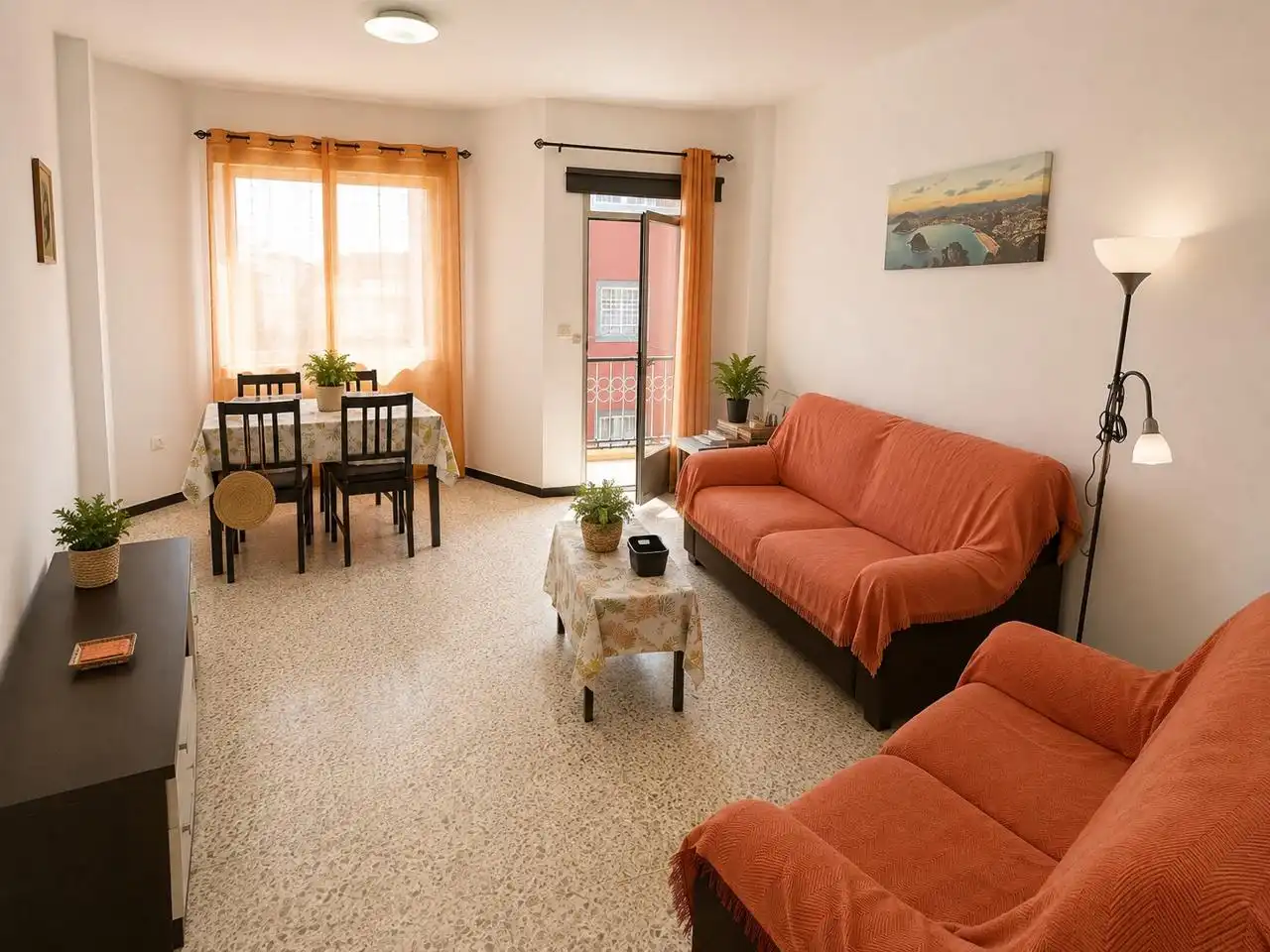 Wohnzimmer von Wohnung zur Miete in San Cristóbal de la Laguna mit Möbliert