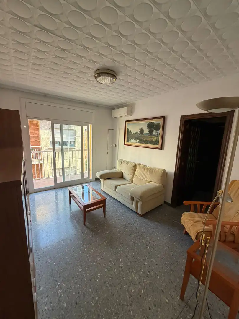 Sala de estar de Piso en venta en Barcelona con Balcón