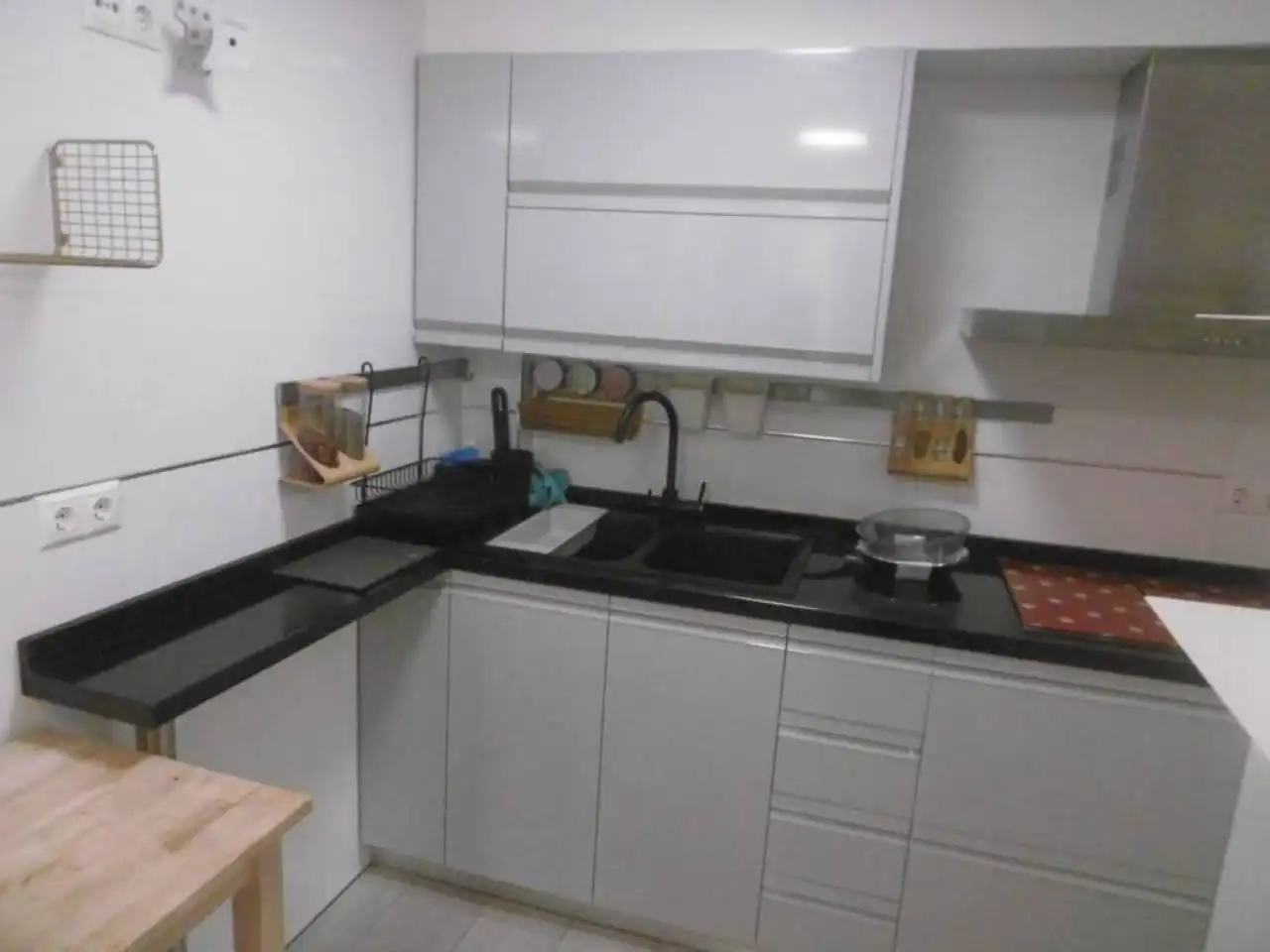Kitchen of Flat for rent in Almería  with Air Conditioner, Terrace and Furnished
