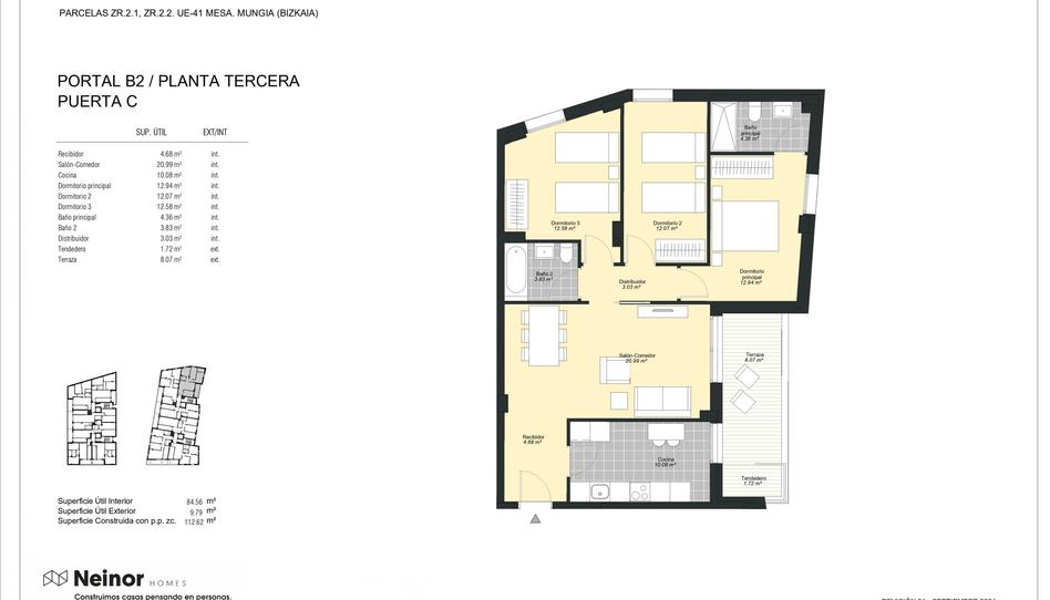 Photo 1 from new construction home in Flat for sale in   Calle Lauxeta Olerkari, Mungia, Bizkaia