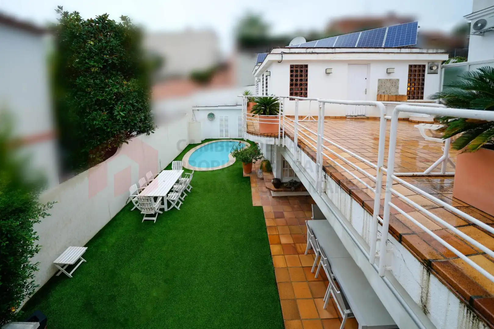 Terrassa de Casa o xalet en venda en Mataró amb Aire condicionat, Calefacció i Jardí privat