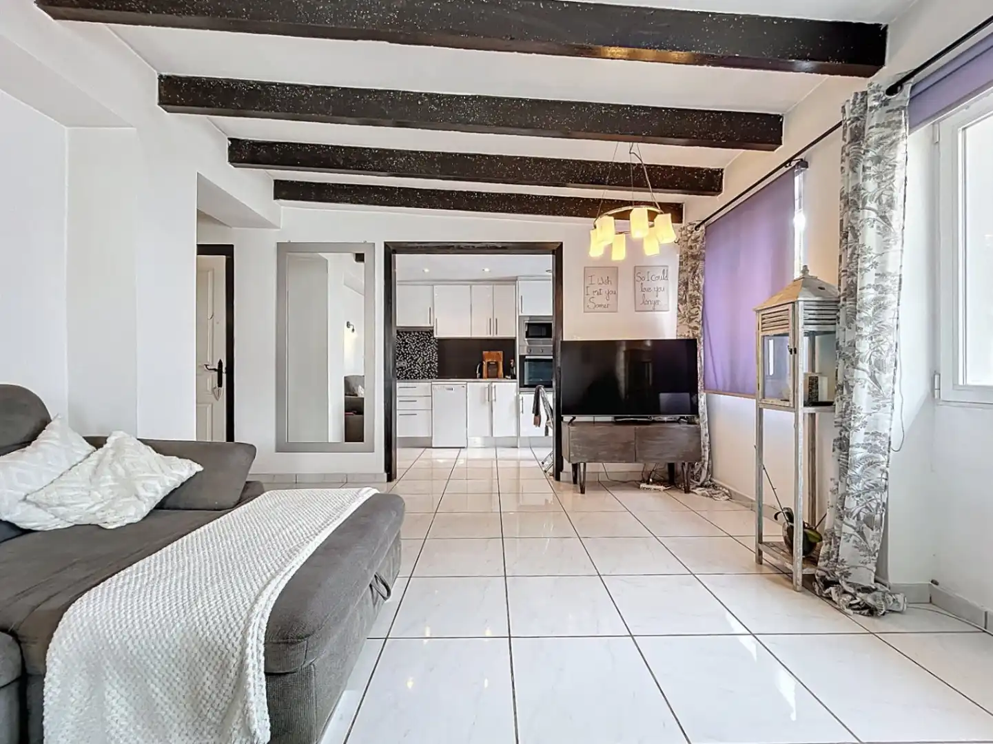 Living room of Houses for sale in L'Alfàs del Pi  with Air Conditioner, Heating and Private garden