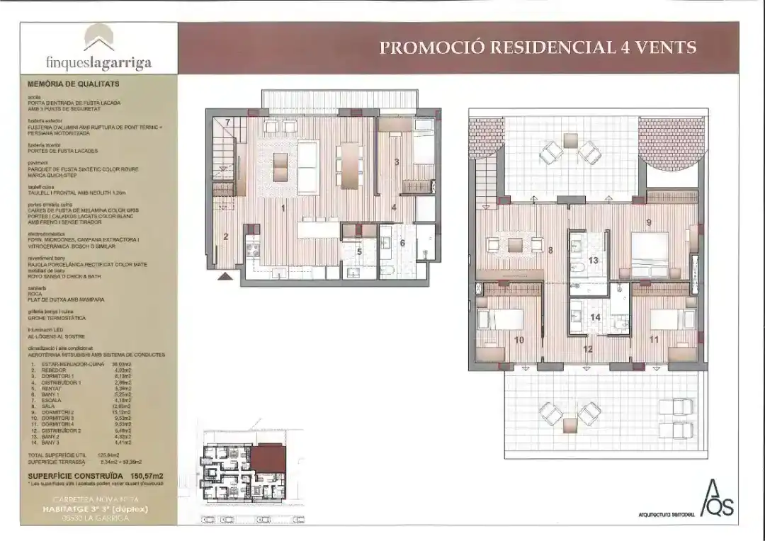 Dúplex en venta en La Garriga con Aire acondicionado, Calefacción y Terraza
