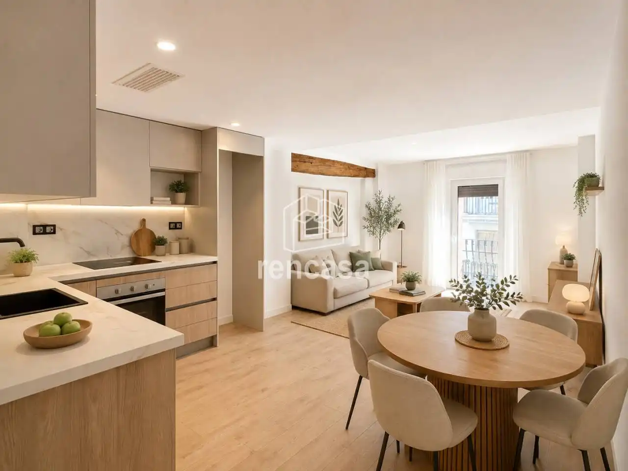 Sala de estar de Piso en venta en Lleida con Aire acondicionado, Calefacción y Parquet