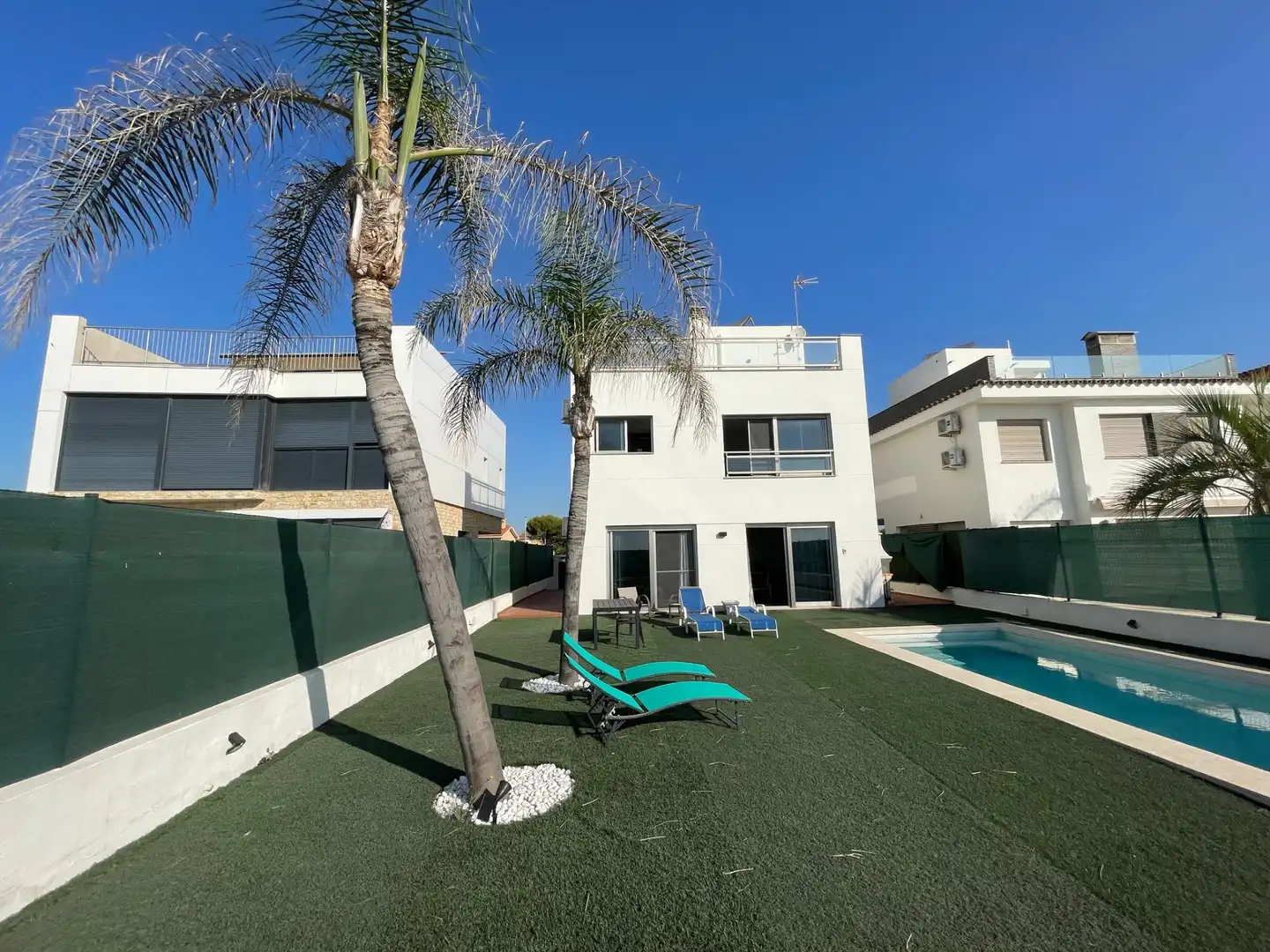 Vista exterior de Casa o chalet en venta en Burriana / Borriana con Aire acondicionado, Jardín privado y Trastero