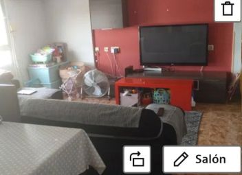 Living room of Flat to rent in Benifaió  with Air Conditioner, Furnished and Oven