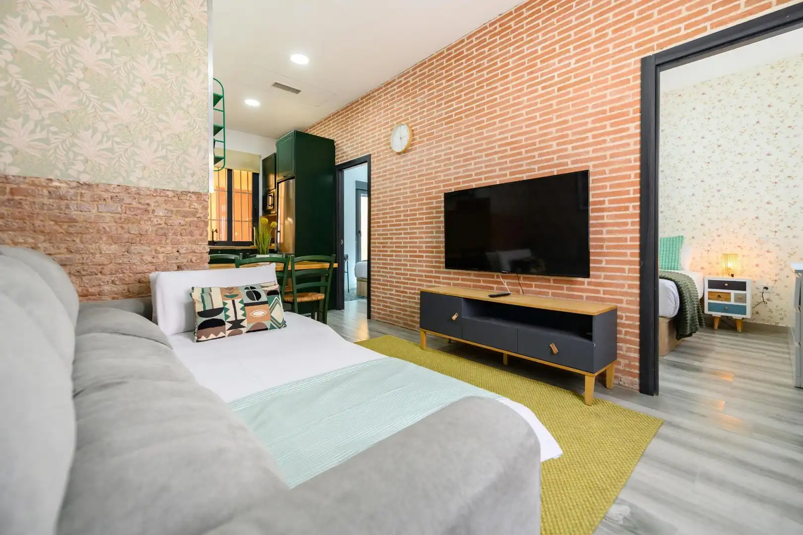 Sala de estar de Piso de alquiler en Madrid