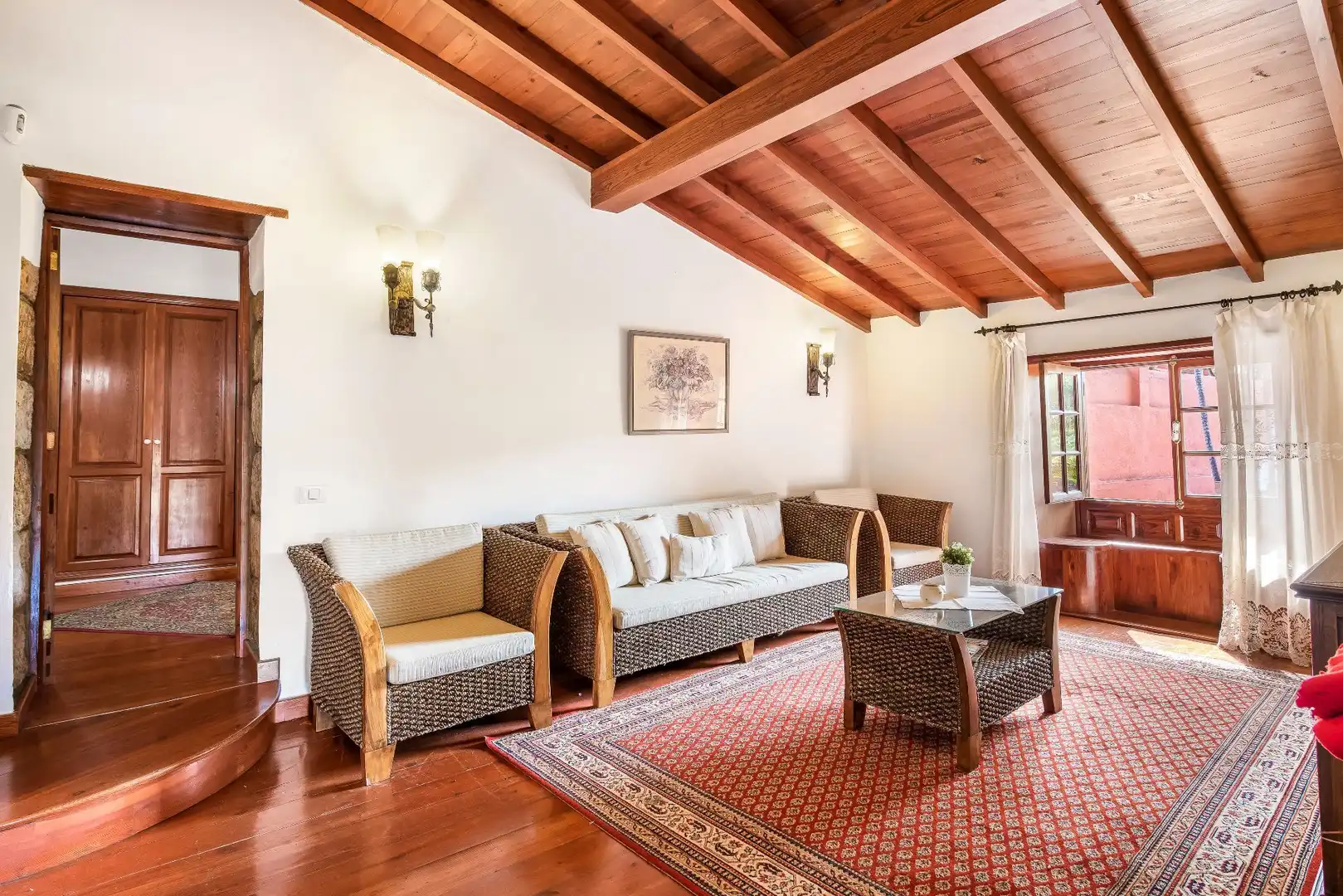 Wohnzimmer von Haus oder Chalet zum Verkauf in Tacoronte mit Heizung, Privatgarten und Terrasse