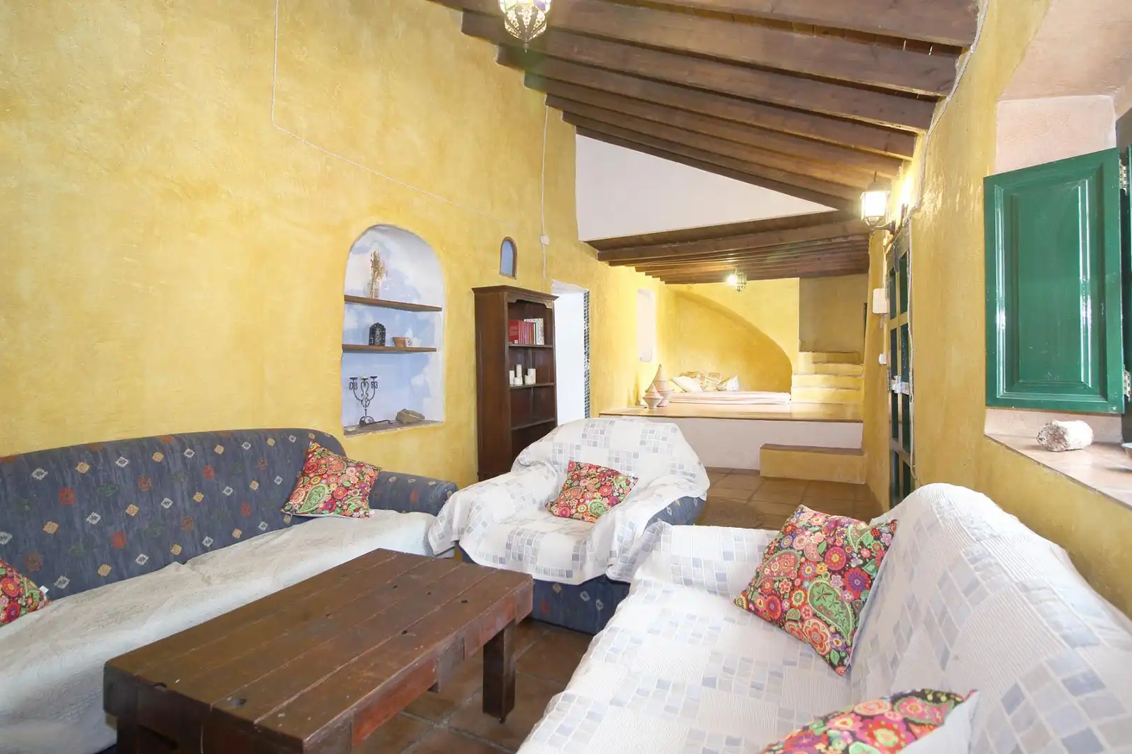 Sala d'estar de Finca rústica en venda en Málaga amb Traster