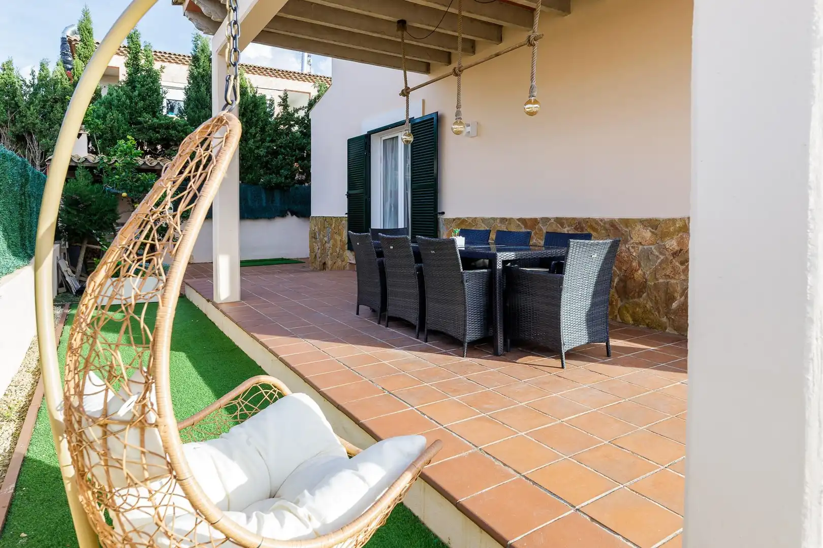 Terrassa de Casa adosada en venda en Llucmajor amb Calefacció, Jardí privat i Terrassa