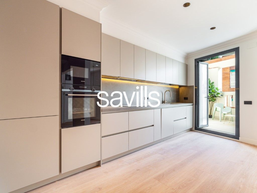 Kitchen of Attic for sale in  Barcelona Capital  with Air Conditioner, Terrace and Oven