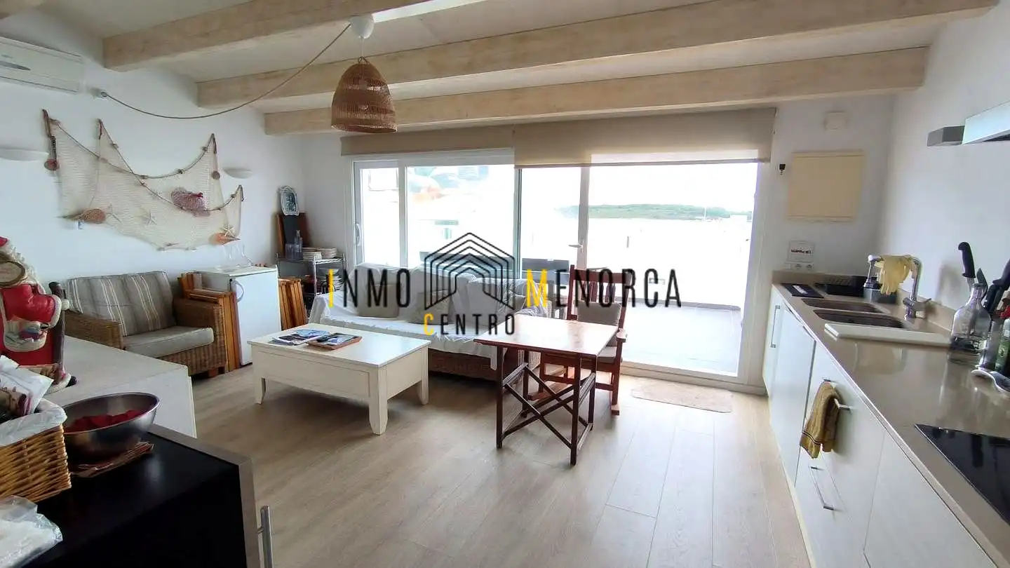 Sala d'estar de Dúplex en venda en Es Mercadal amb Aire condicionat i Terrassa