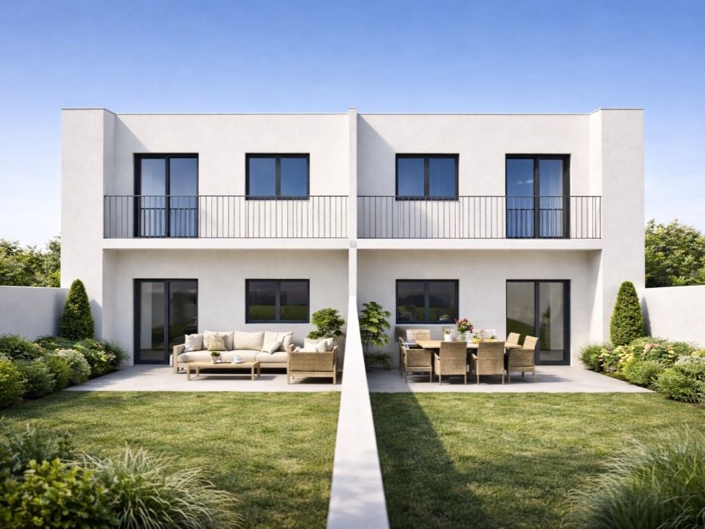 Exterior view of Single-family semi-detached for sale in Sant Martí Sarroca  with Heating and Oven