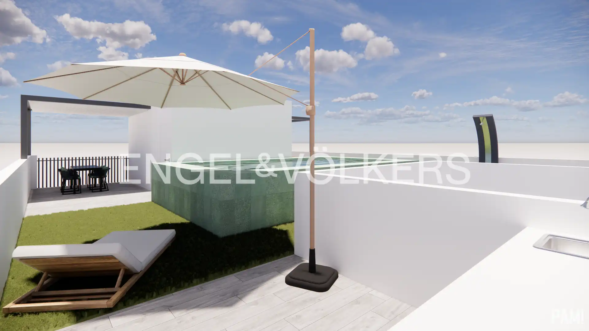 Terraza de Ático en venta en Pilar de la Horadada con Aire acondicionado, Calefacción y Terraza
