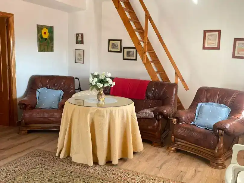 Sala d'estar de Finca rústica de lloguer en Corteconcepción